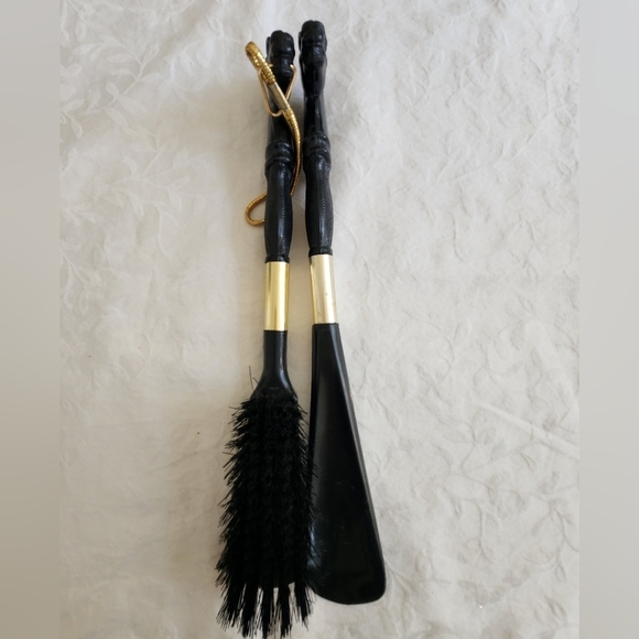 Vintage horse shoehorn & brush - Picture 2 of 7